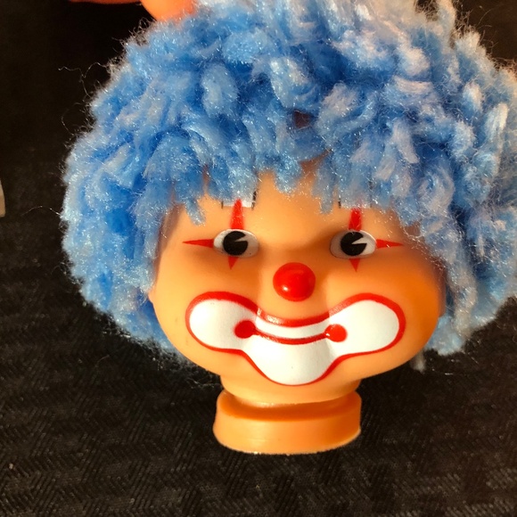 Vintage Lot of  5 Doll heads plastic rubber - Picture 10 of 12